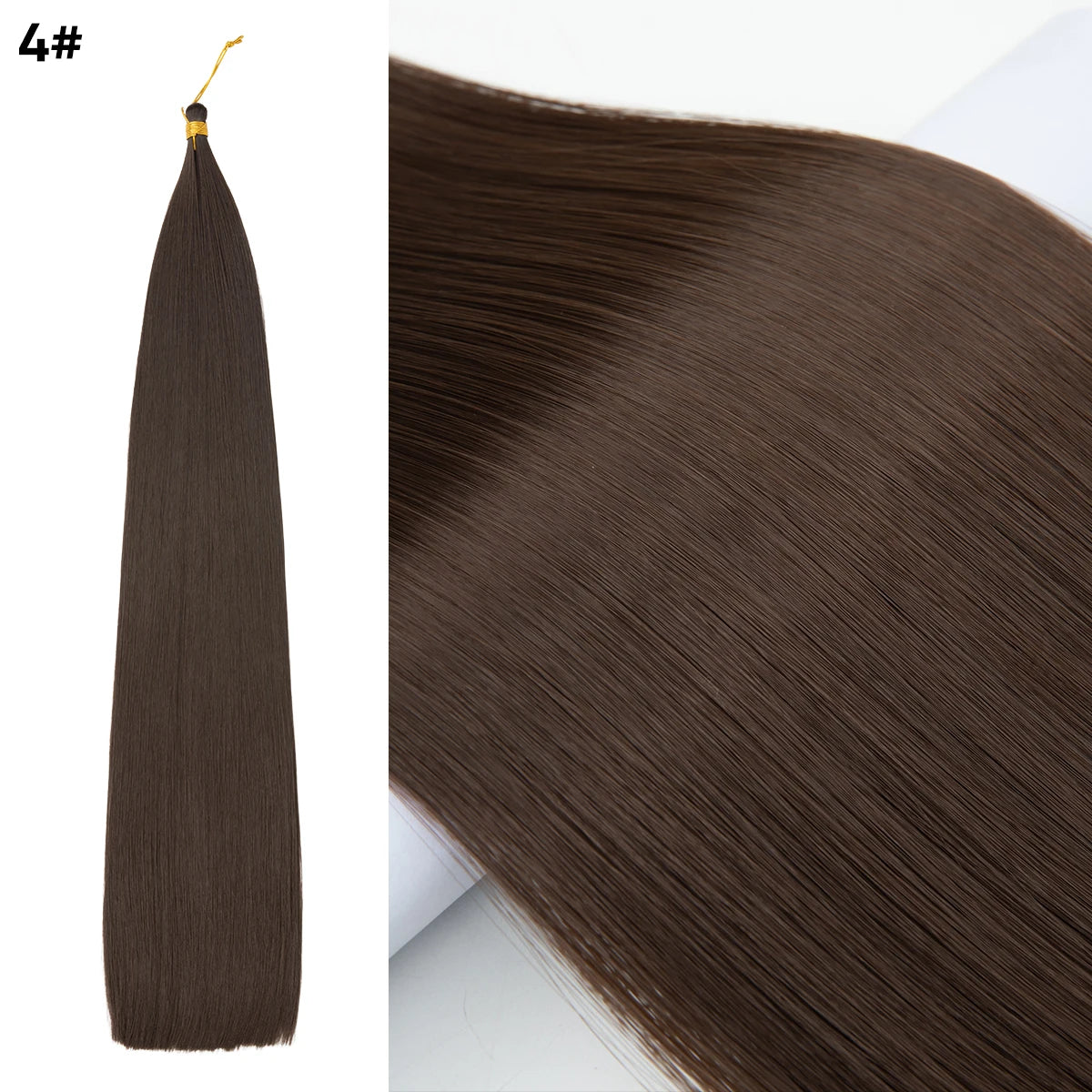 30 Inch Straight Braiding Hair Extensions – Soft Synthetic Crochet Braiding Hair Bundles for Women
