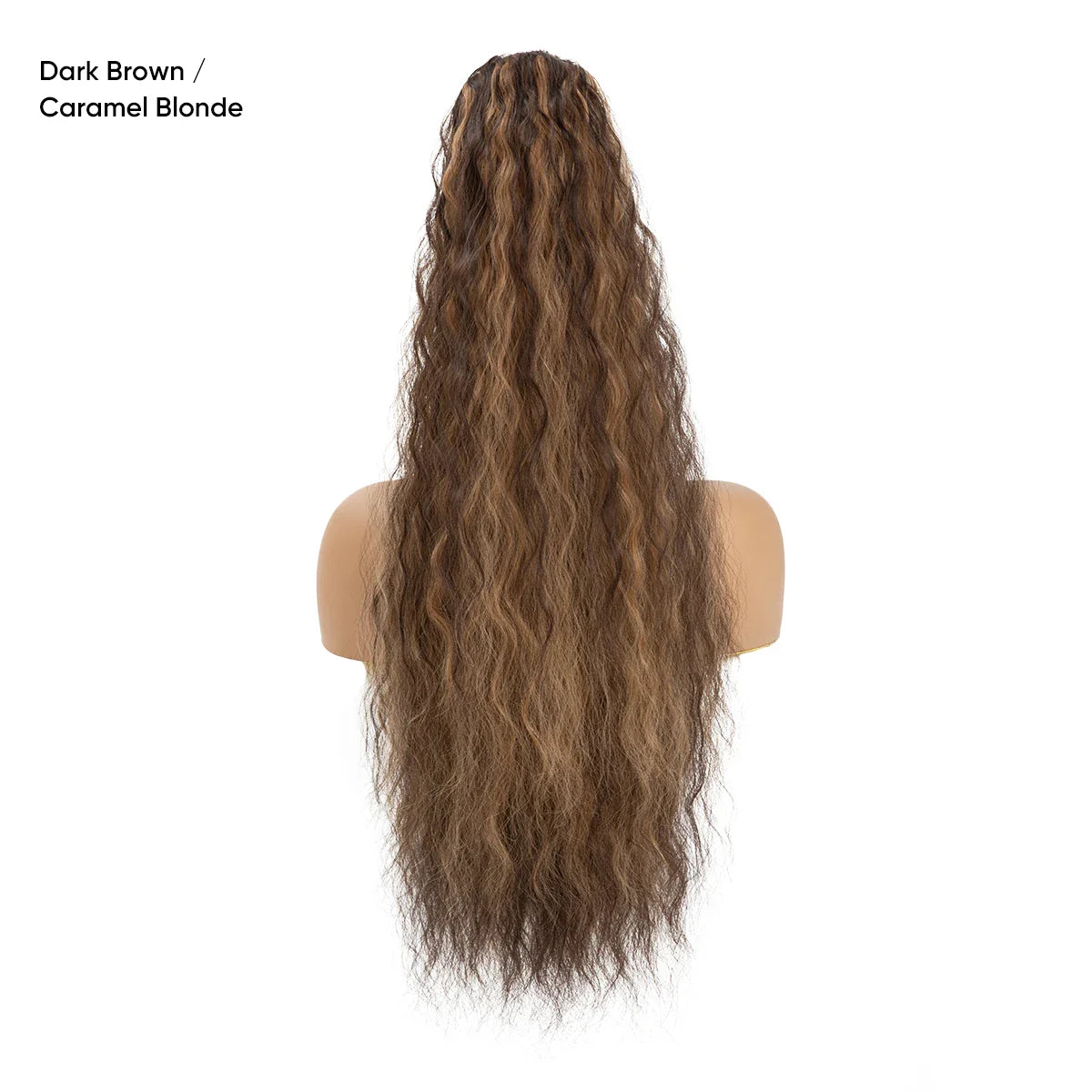 26-Inch Curly Clip-In Ponytail Extension – Voluminous Hairpiece for Instant Glam Look | Silkara™