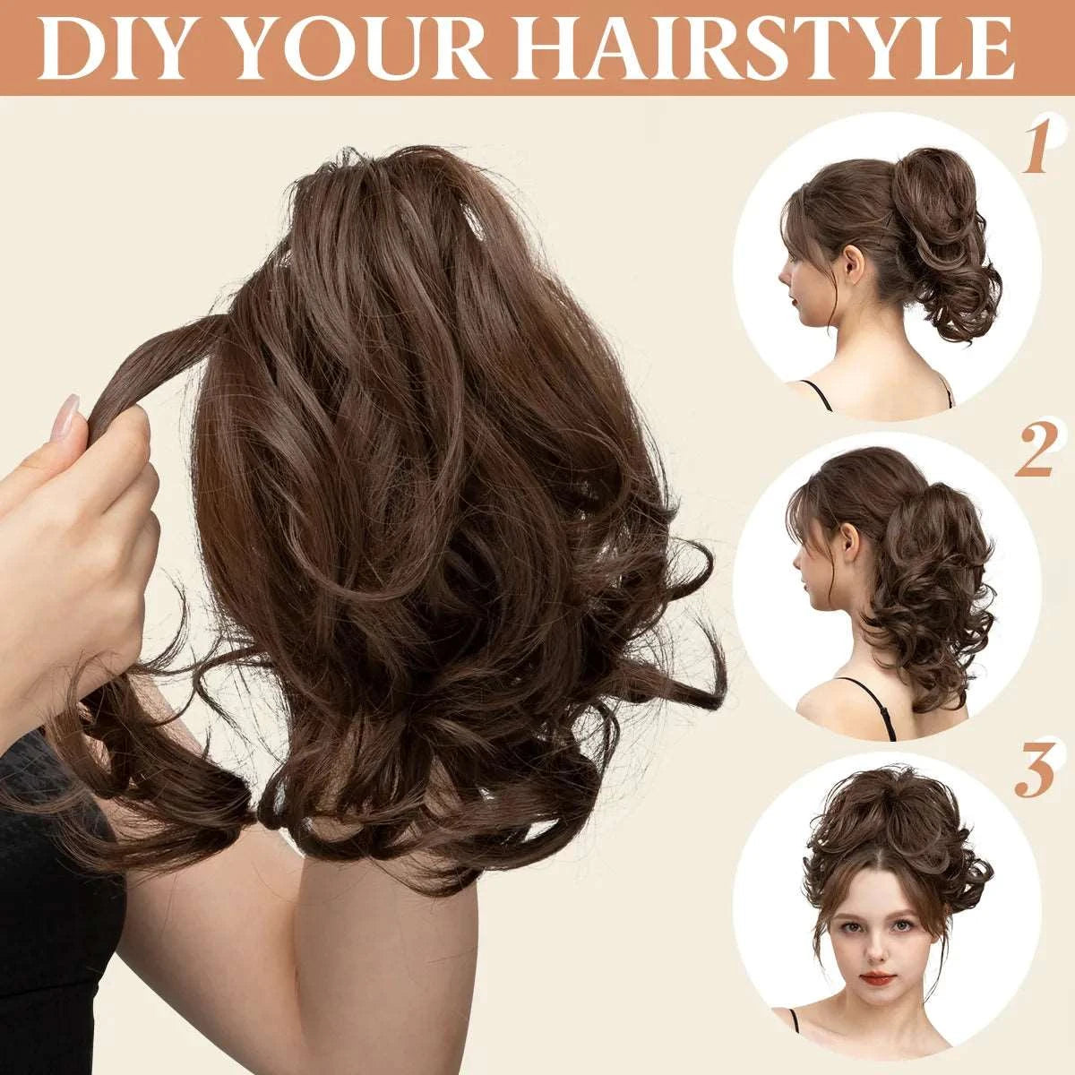 Silkara™ Diy Claw Clip In Ponytail Hair Extensions