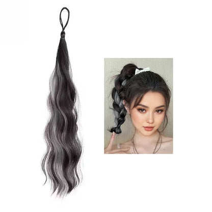 Silkara™ Hair Messy Bun Hairpiece – Curly Chignon with Elastic Band 17 inch
