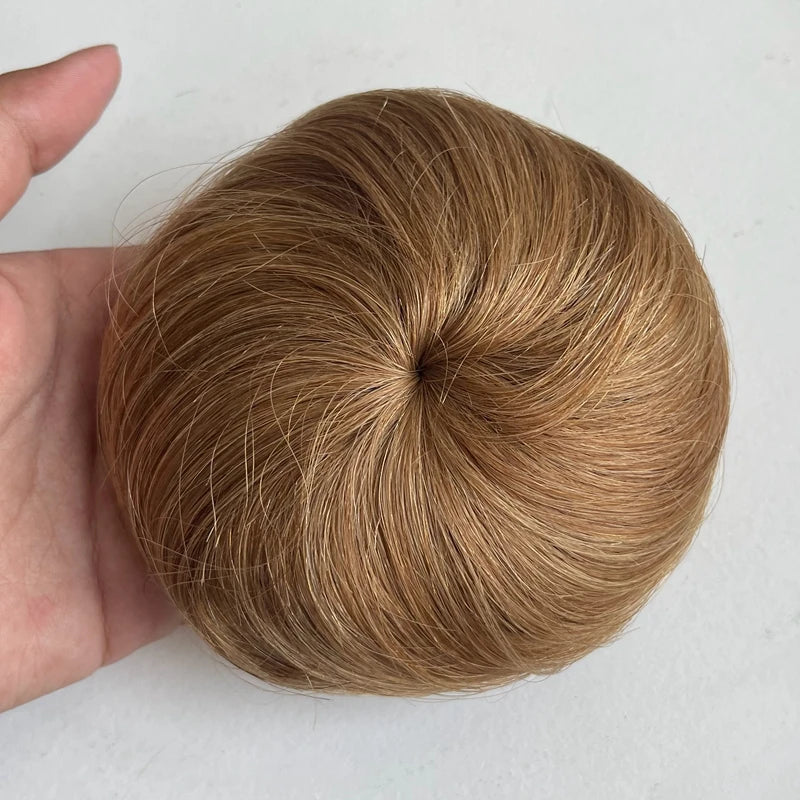 6” Human Hair Drawstring Bun Extension – Natural Volume Chignon Hairpiece