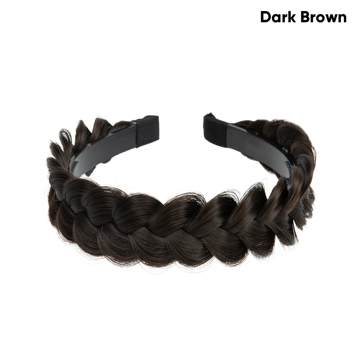 Bohemian Braided Headband – Synthetic Braided Hair Band for Women | Natural Look Hair Accessory