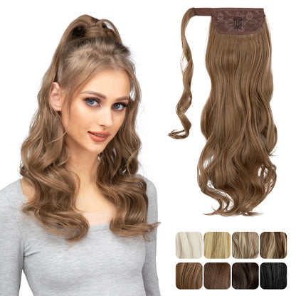 Long Wavy Ponytail – Clip-In Wrap Around Hair Extension (100g)