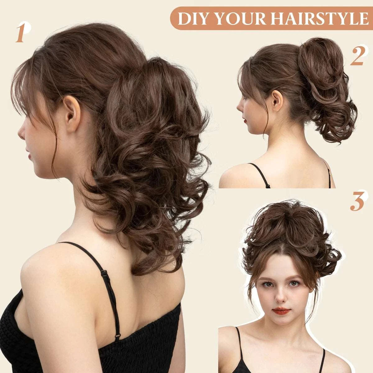Silkara™ Diy Claw Clip In Ponytail Hair Extensions