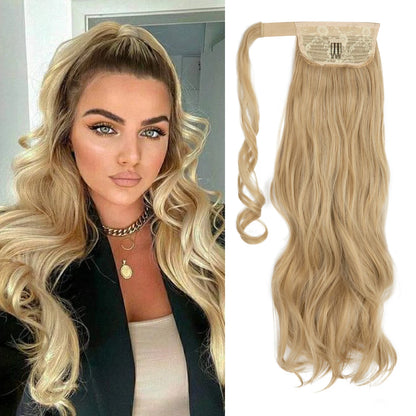 Long Wavy Ponytail – Clip-In Wrap Around Hair Extension (100g)