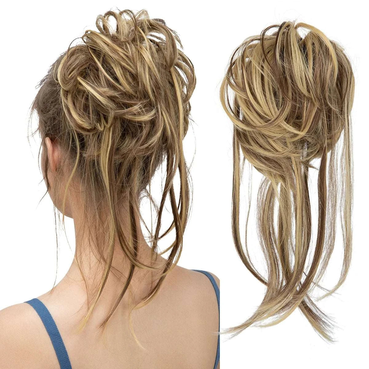 Silkara™  Secret Hair Instant Curly Messy Taily Bun