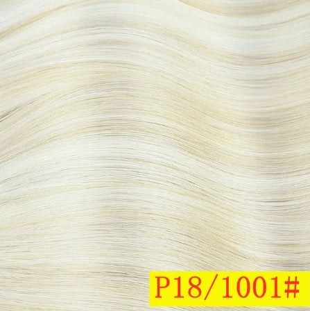 Silk Base Human Hair Topper with Bangs – 12 × 13 cm Remy Clip-In Crown Topper