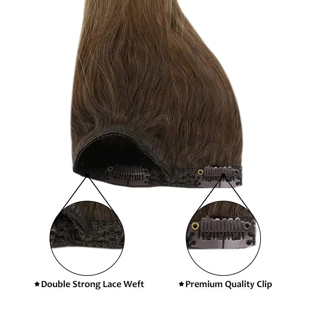 100% Human hair - Clip in 5&7 pcs - 10-16 inch