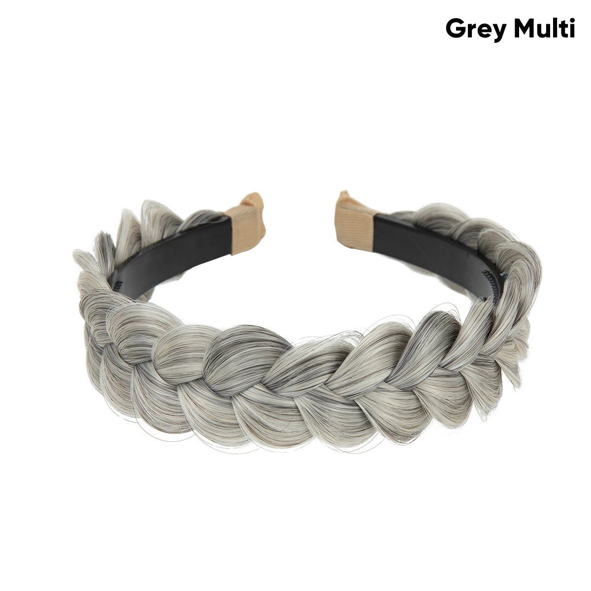 Bohemian Braided Headband – Synthetic Braided Hair Band for Women | Natural Look Hair Accessory