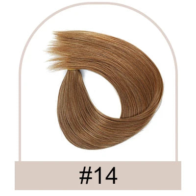 Silk Base Human Hair Topper with Bangs – 12 × 13 cm Remy Clip-In Crown Topper