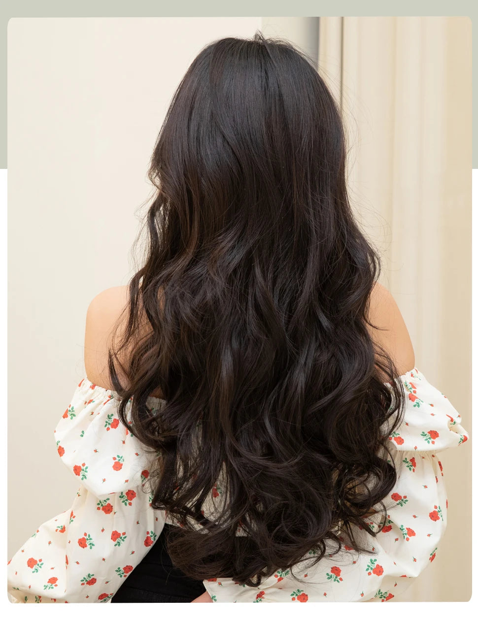3PCS Wavy Clip In Hair Extensions – Thick Synthetic Full Head Hair Extensions for Women