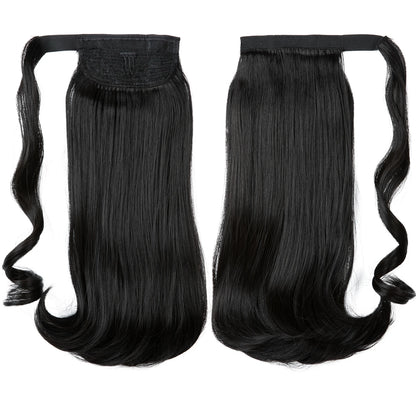 Long Curly Ponytail – Clip-In Wrap Around Hair Extension (140g)