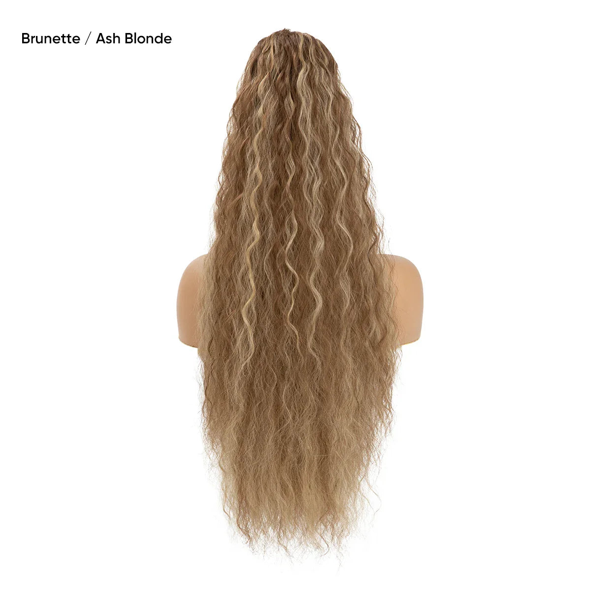 26-Inch Curly Clip-In Ponytail Extension – Voluminous Hairpiece for Instant Glam Look | Silkara™