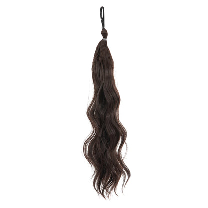 Silkara™ Hair Messy Bun Hairpiece – Curly Chignon with Elastic Band 17 inch