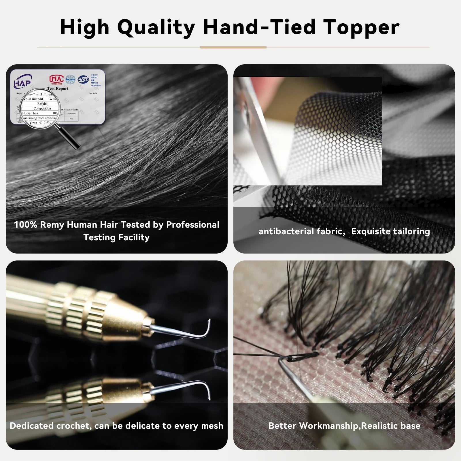 Ombre Ash Blonde Human Hair Topper | Silk Base Remy Hair Topper for Thinning Hair