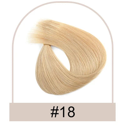 Silk Base Human Hair Topper with Bangs – 12 × 13 cm Remy Clip-In Crown Topper