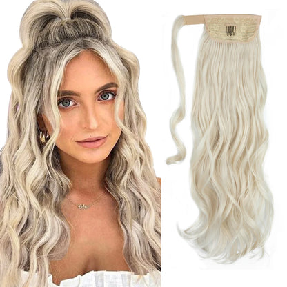 Long Wavy Ponytail – Clip-In Wrap Around Hair Extension (100g)