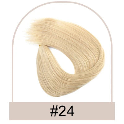 Silk Base Human Hair Topper with Bangs – 12 × 13 cm Remy Clip-In Crown Topper