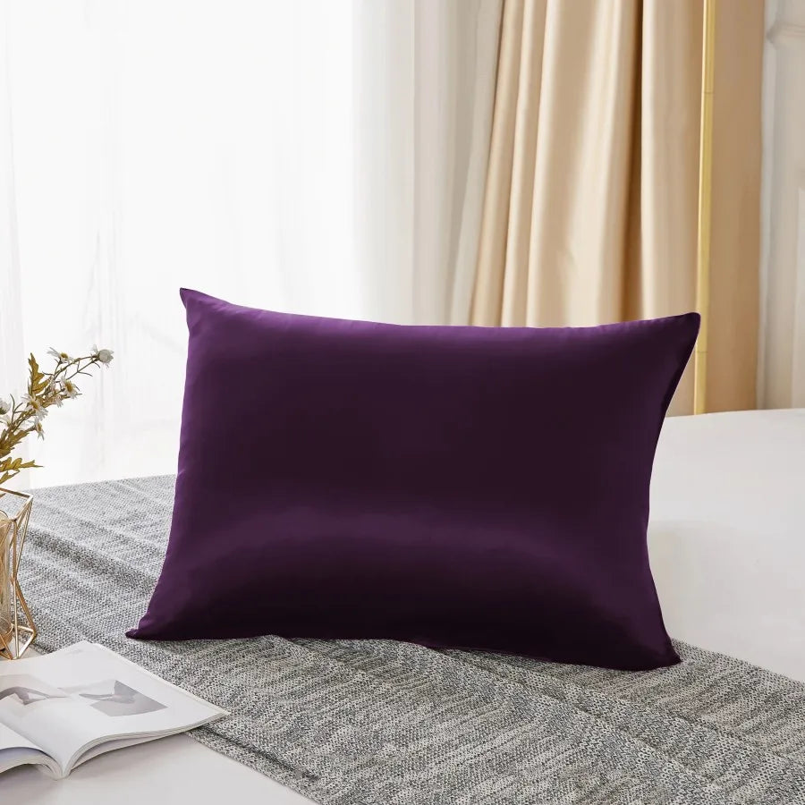 25 Momme Mulberry Silk Pillowcase – 100% Pure Silk Pillow Cover for Hair & Skin – Double-Sided 6A Grade Silk Pillowcase