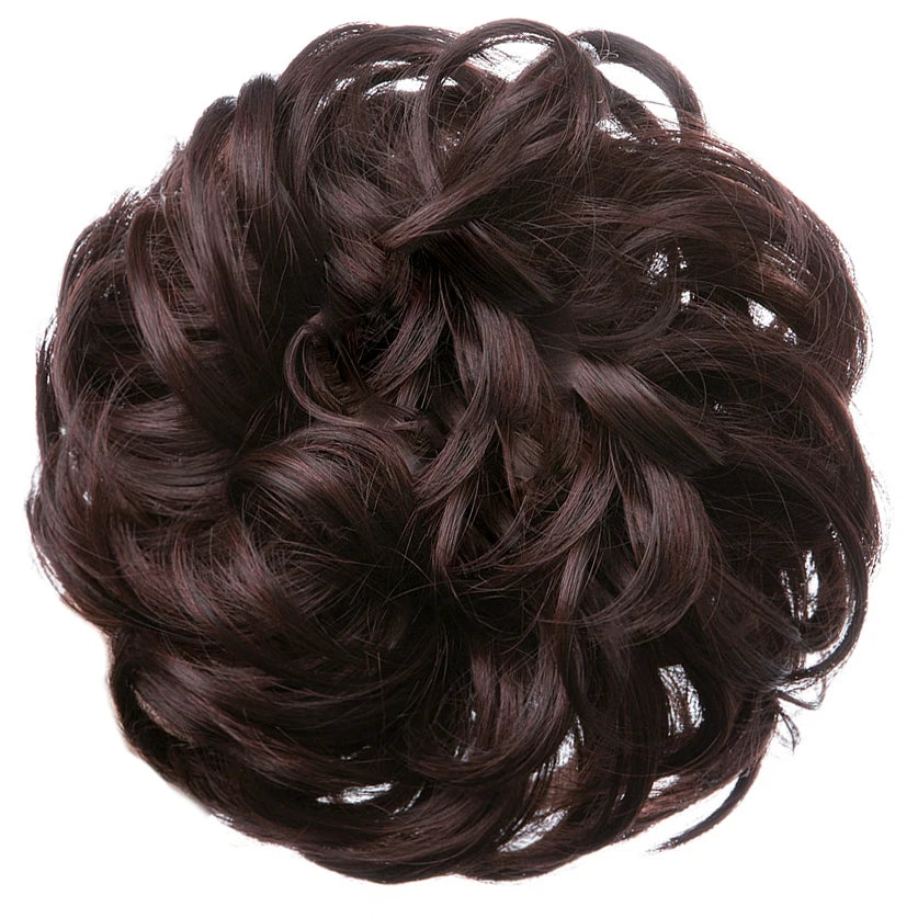 Messy Bun Hair Piece – Curly Chignon Scrunchie Hair Extension for Women