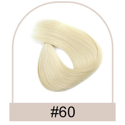 Silk Base Human Hair Topper with Bangs – 12 × 13 cm Remy Clip-In Crown Topper