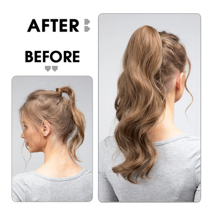 Long Wavy Ponytail – Clip-In Wrap Around Hair Extension (100g)
