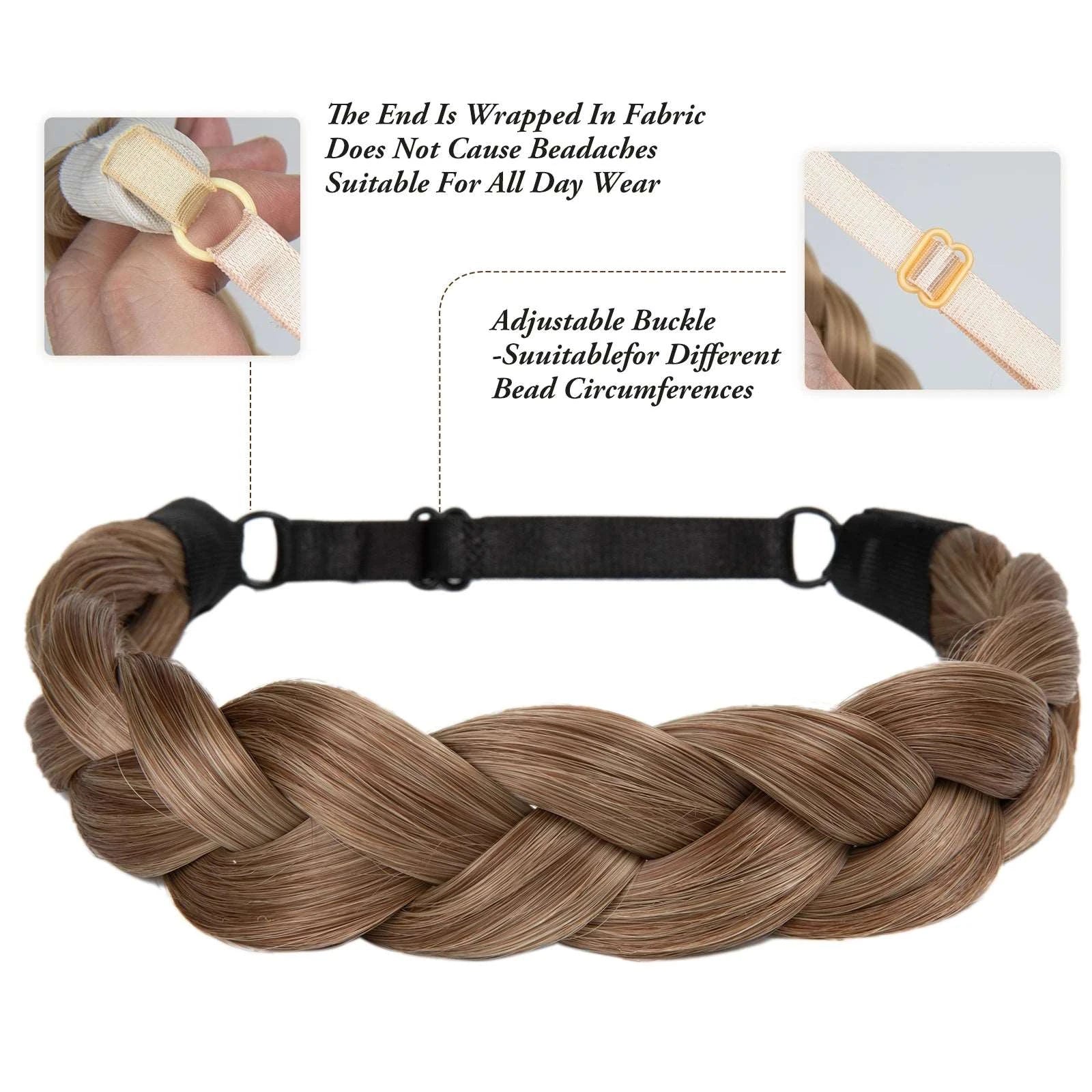 Silkara™ Headband Fishtail and Three Braids
