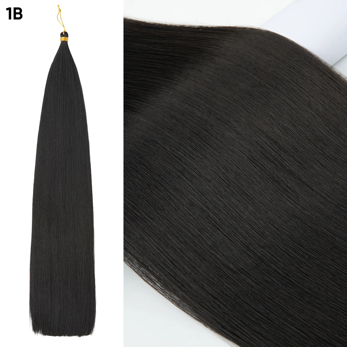 30 Inch Straight Braiding Hair Extensions – Soft Synthetic Crochet Braiding Hair Bundles for Women