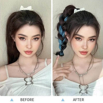 Silkara™ Hair Messy Bun Hairpiece – Curly Chignon with Elastic Band 17 inch