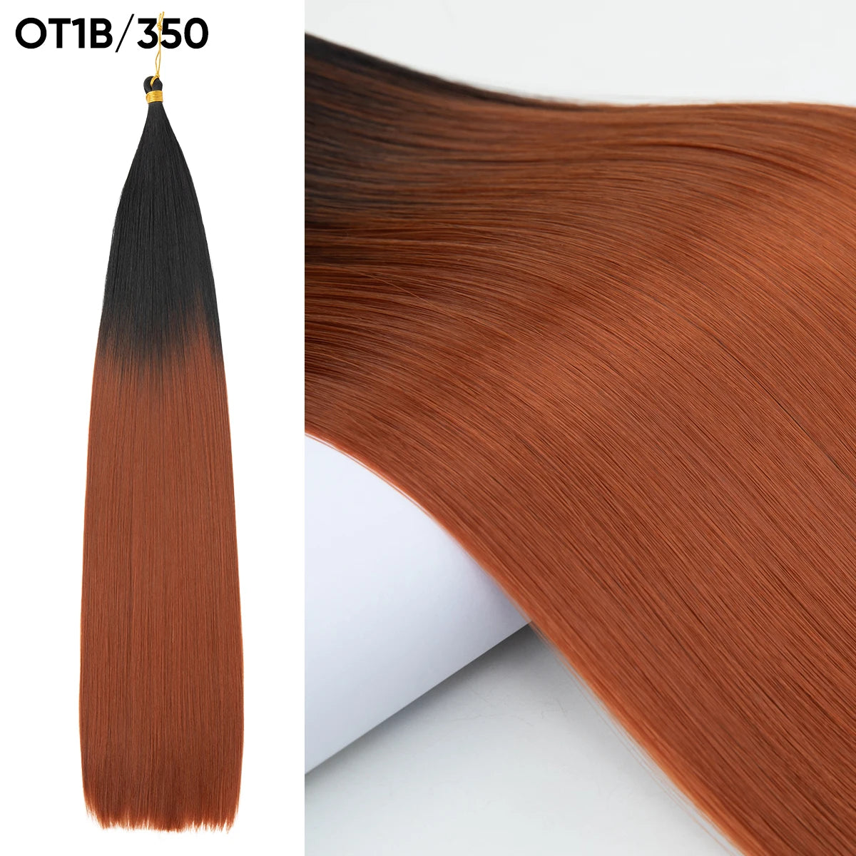 30 Inch Straight Braiding Hair Extensions – Soft Synthetic Crochet Braiding Hair Bundles for Women