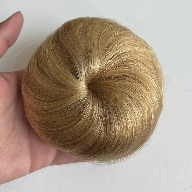 6” Human Hair Drawstring Bun Extension – Natural Volume Chignon Hairpiece