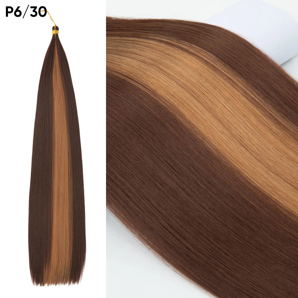 30 Inch Straight Braiding Hair Extensions – Soft Synthetic Crochet Braiding Hair Bundles for Women