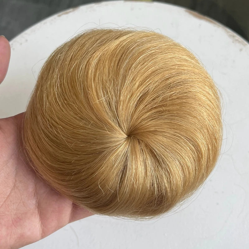 6” Human Hair Drawstring Bun Extension – Natural Volume Chignon Hairpiece