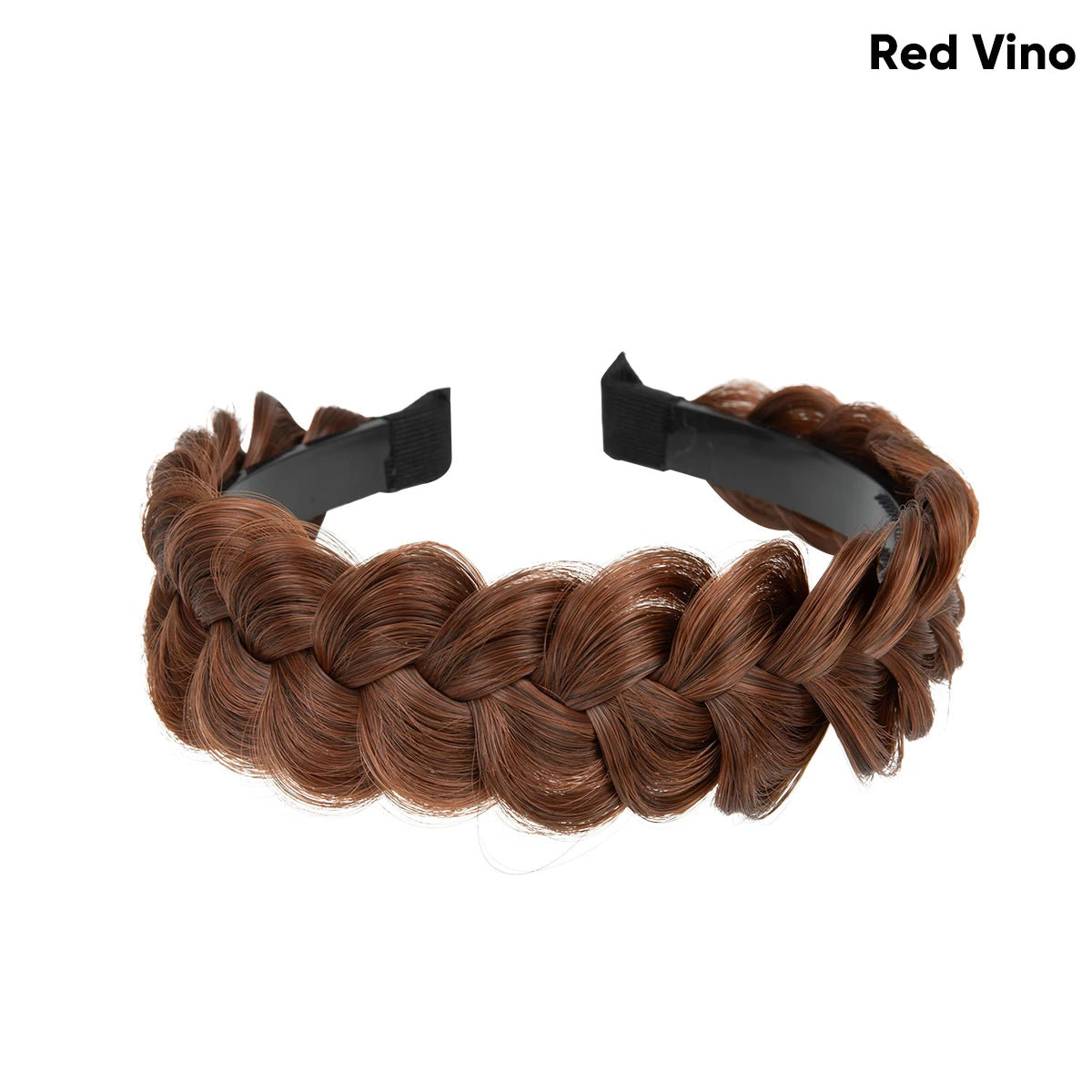Bohemian Braided Headband – Synthetic Braided Hair Band for Women | Natural Look Hair Accessory