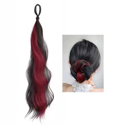 Silkara™ Hair Messy Bun Hairpiece – Curly Chignon with Elastic Band 17 inch