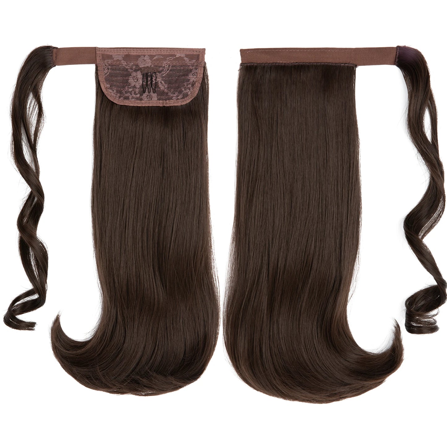 Long Curly Ponytail – Clip-In Wrap Around Hair Extension (140g)