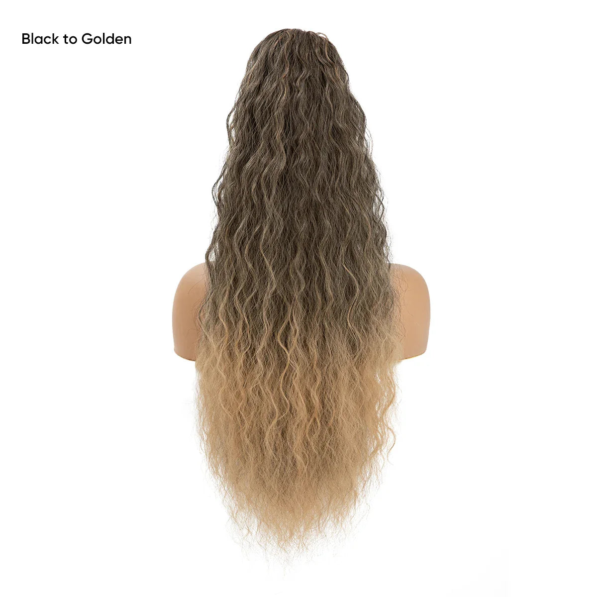 26-Inch Curly Clip-In Ponytail Extension – Voluminous Hairpiece for Instant Glam Look | Silkara™
