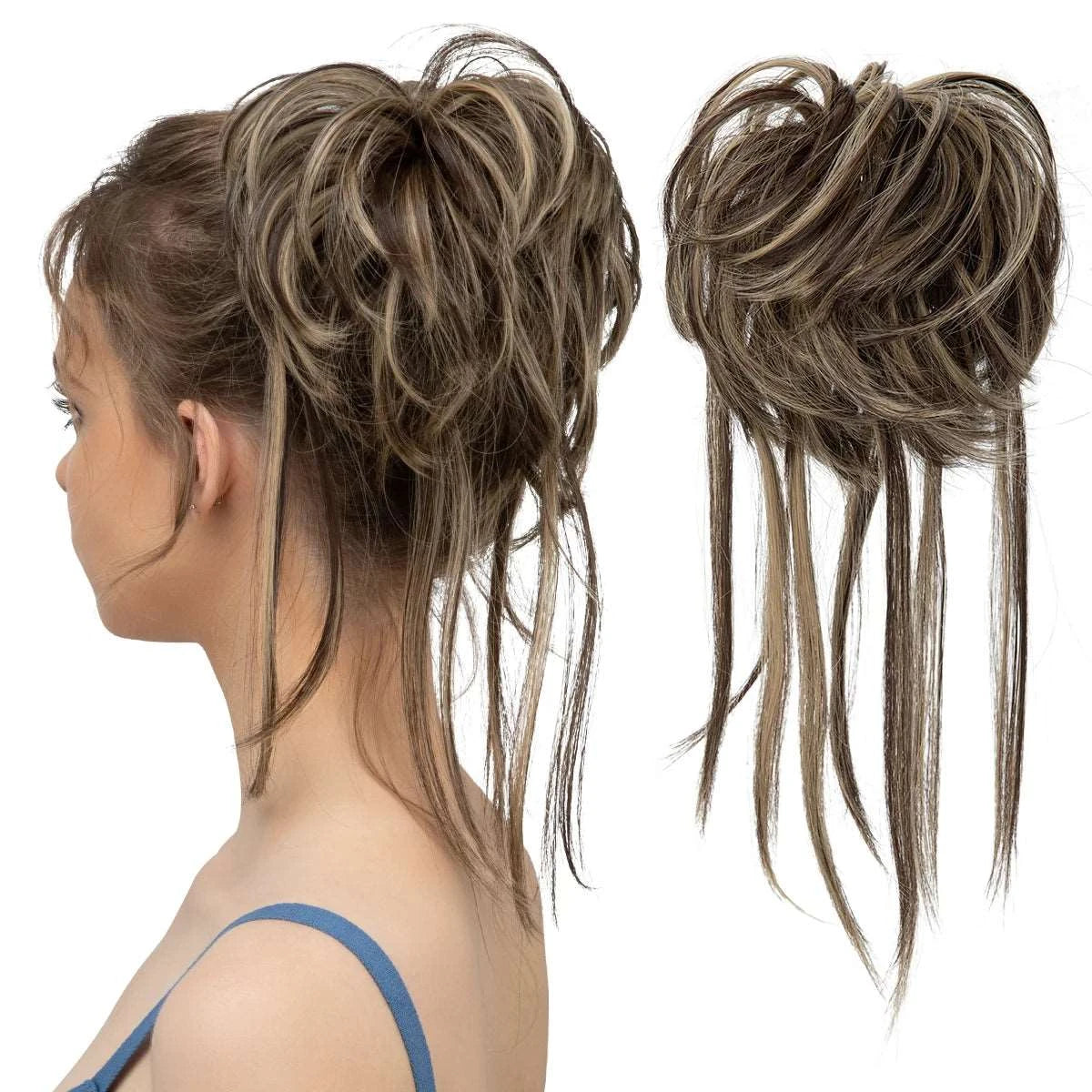 Silkara™  Secret Hair Instant Curly Messy Taily Bun
