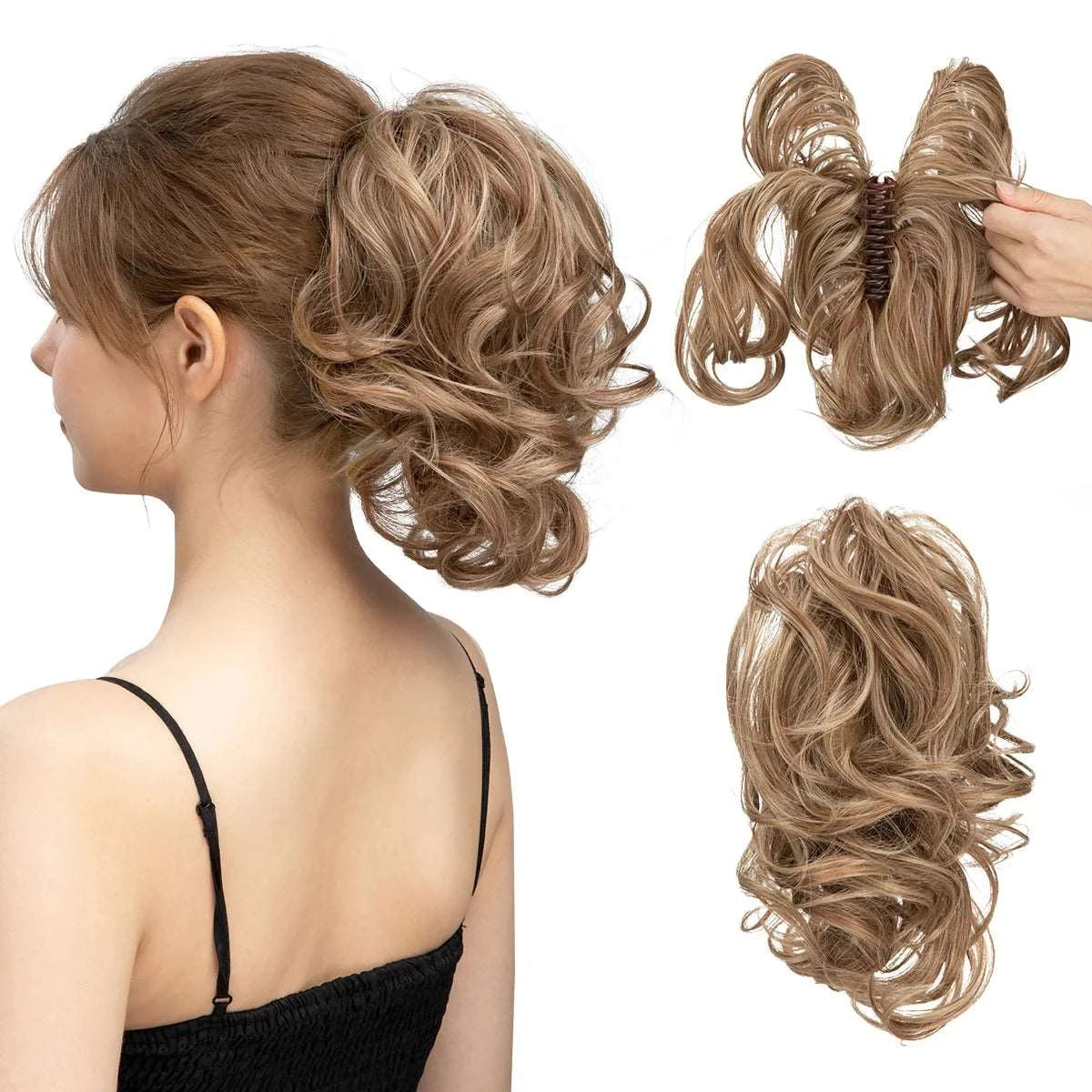 Silkara™ Diy Claw Clip In Ponytail Hair Extensions