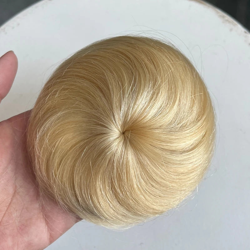 6” Human Hair Drawstring Bun Extension – Natural Volume Chignon Hairpiece