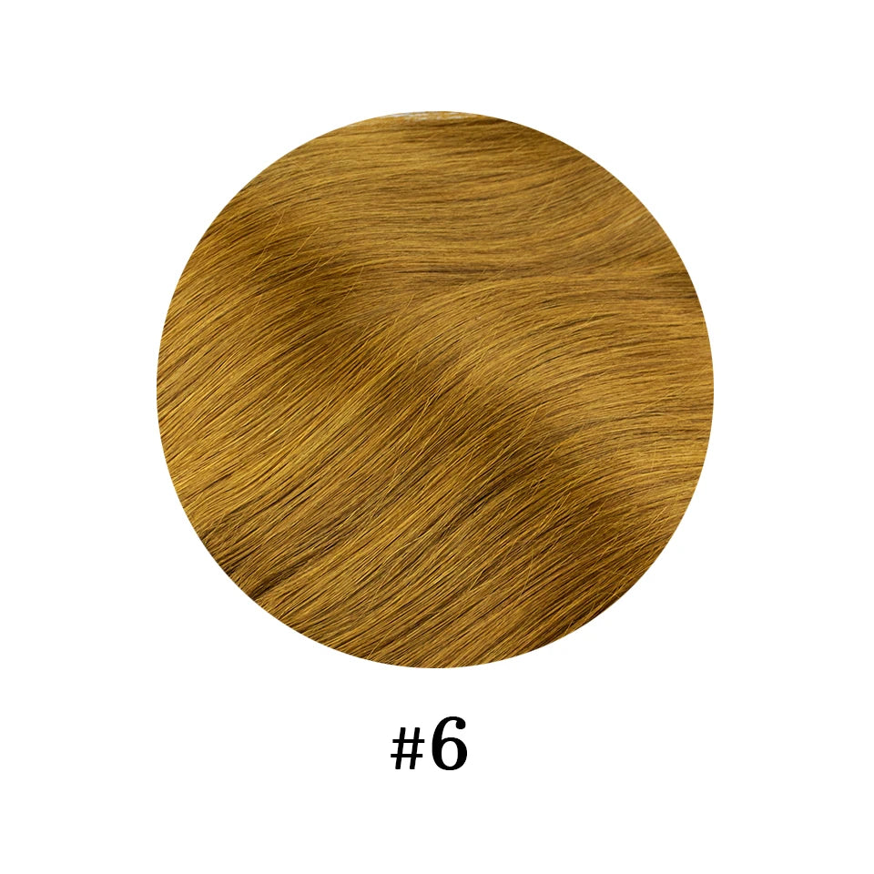 Invisible Wire Halo Human Hair Extensions – Straight Blonde Remy Halo with Clips
