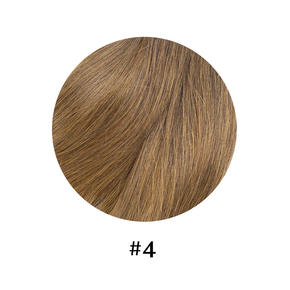 Invisible Wire Halo Human Hair Extensions – Straight Blonde Remy Halo with Clips