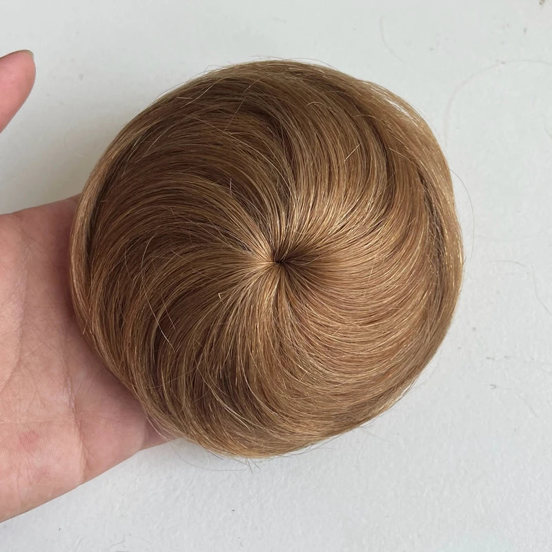 6” Human Hair Drawstring Bun Extension – Natural Volume Chignon Hairpiece