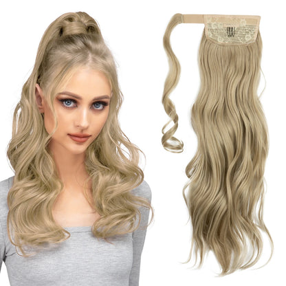 Long Wavy Ponytail – Clip-In Wrap Around Hair Extension (100g)