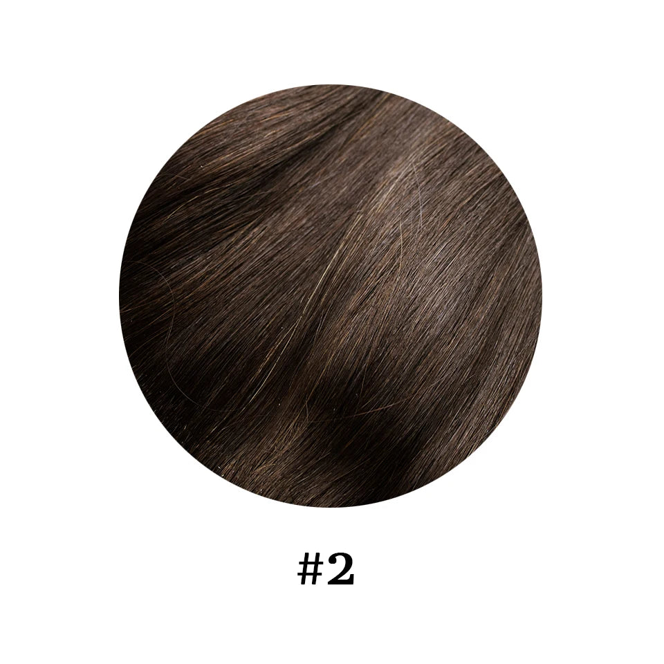 Invisible Wire Halo Human Hair Extensions – Straight Blonde Remy Halo with Clips