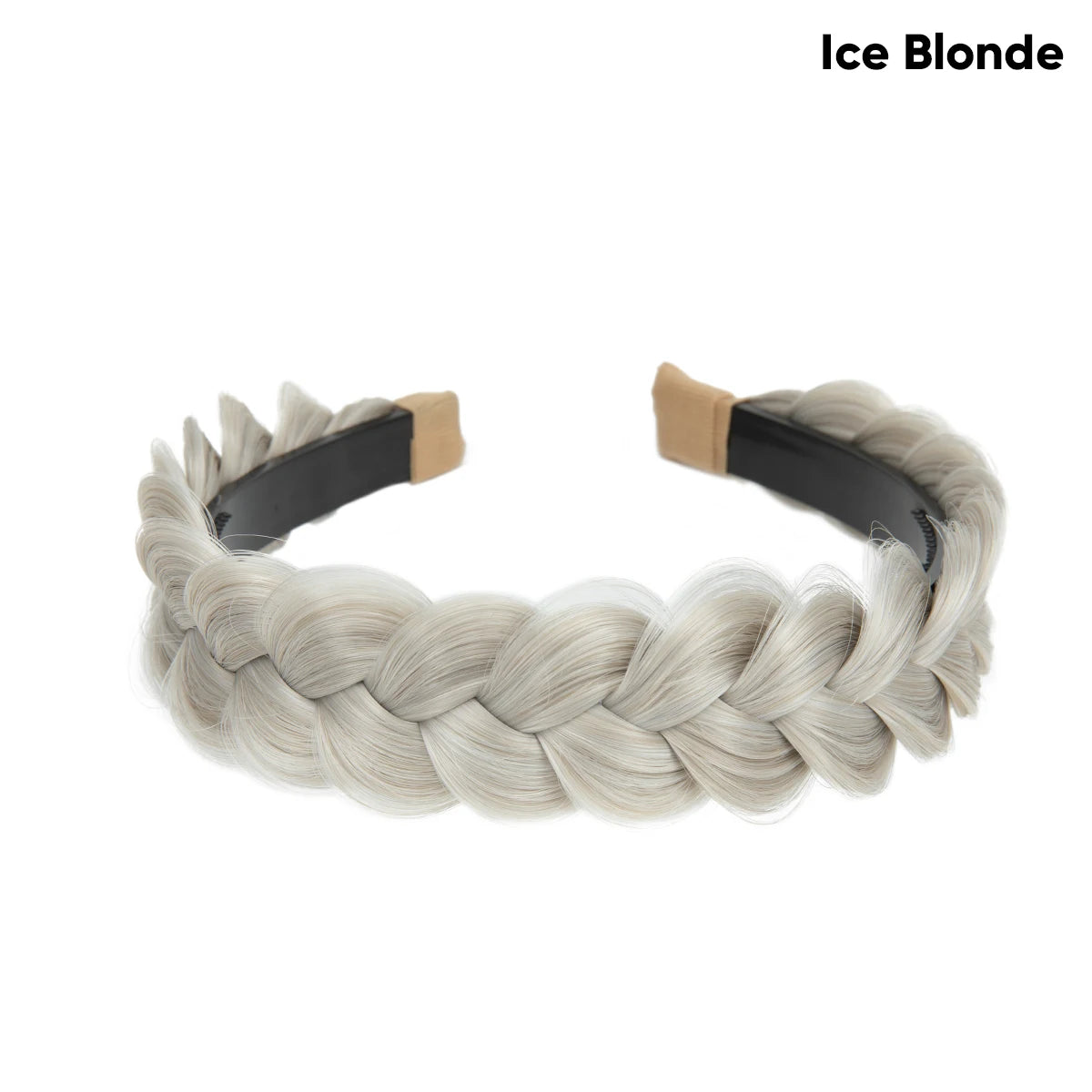 Bohemian Braided Headband – Synthetic Braided Hair Band for Women | Natural Look Hair Accessory