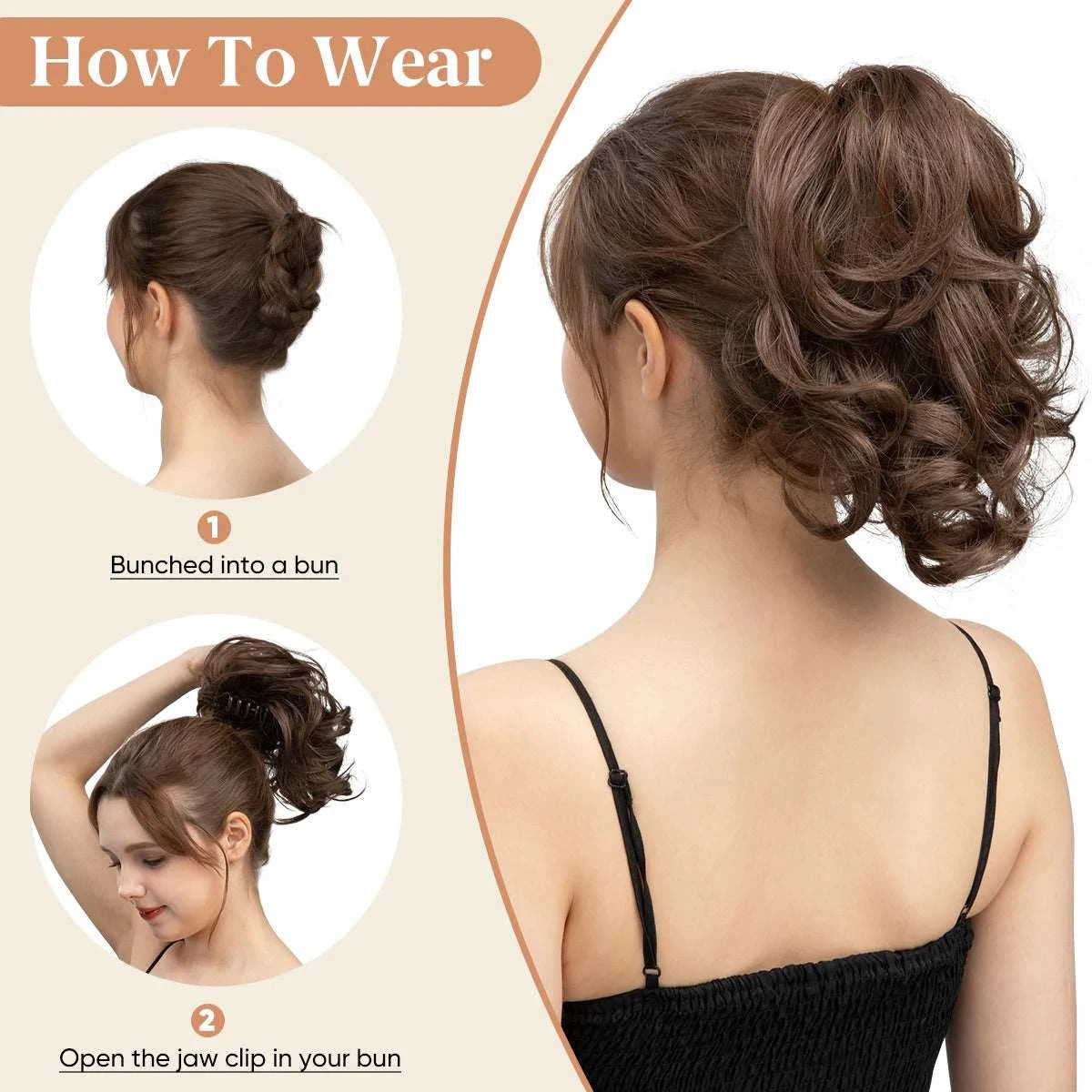 Silkara™ Diy Claw Clip In Ponytail Hair Extensions