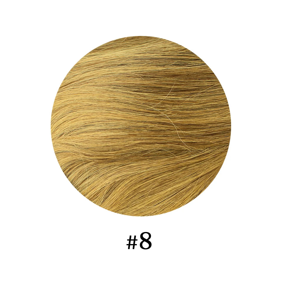 Invisible Wire Halo Human Hair Extensions – Straight Blonde Remy Halo with Clips