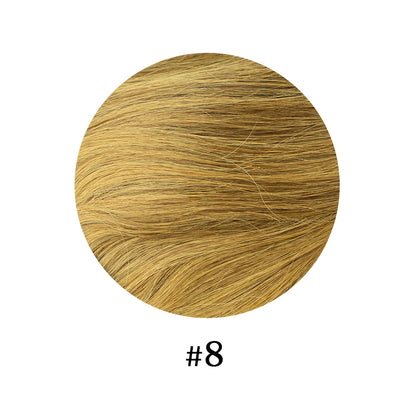 Invisible Wire Halo Human Hair Extensions – Straight Blonde Remy Halo with Clips