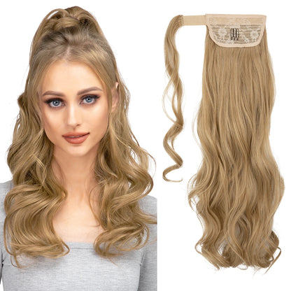Long Wavy Ponytail – Clip-In Wrap Around Hair Extension (100g)